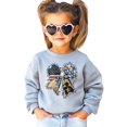 thumbnail image 1 of Honor the Brave Sweatshirt for Women, Teens & Girls Patriotic Coquette Bow Pullover Gray Sweatshirt Youth XS, 1 of 5