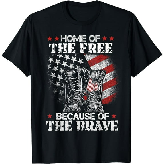 Honor the Fallen Veteran Themed Military Support Memorial T-Shirt