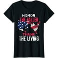 thumbnail image 1 of Honor the Fallen Veteran Themed Military Support T Shirt T-Shirt, 1 of 3