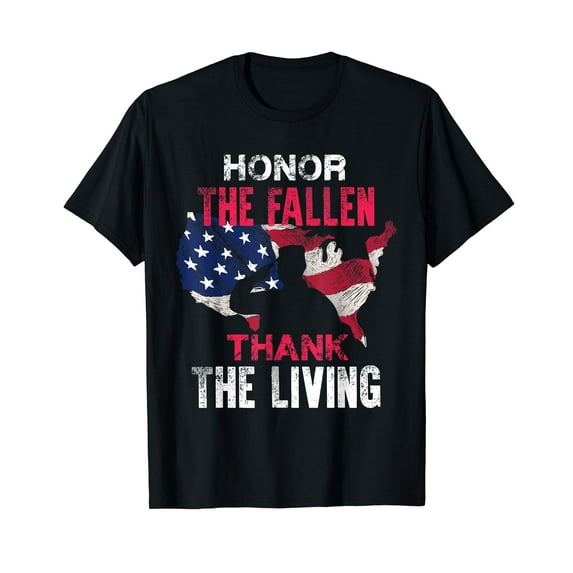 Honor the Fallen Veteran Themed Military Support T Shirt T-Shirt