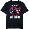 thumbnail image 1 of Honor the Fallen Veteran Themed Military Support T Shirt T-Shirt, 1 of 3