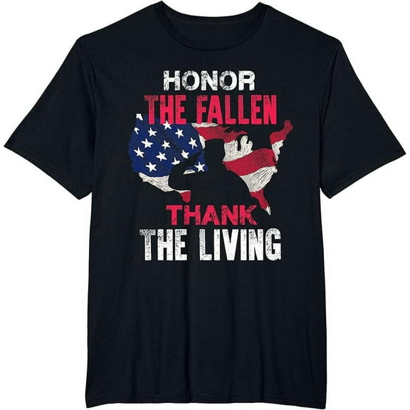 Honor the Fallen Veteran Themed Military Support T Shirt T-Shirt