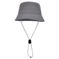thumbnail image 1 of HonorHut Sun Hats Waterproof Lightweight Bucket Caps Packable Summer Cap with Adjustable Chin Strap Breathable Hiking Fishing Hat Outdoor Protection Gray, 1 of 7