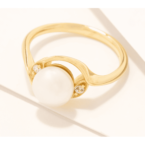 Honora Multi Circle Round Gold Clad Sterling Silver Ring, Size 9