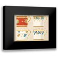 thumbnail image 1 of Honore 14x12 Black Modern Framed Museum Art Print Titled - Quatre tasses du 1er choix, ca. 1800-1820, 1 of 5