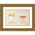 thumbnail image 1 of Honore 24x17 Gold Ornate Wood Framed with Double Matting Museum Art Print Titled - Cafetiere et bol, ca. 1800-1820, 1 of 4
