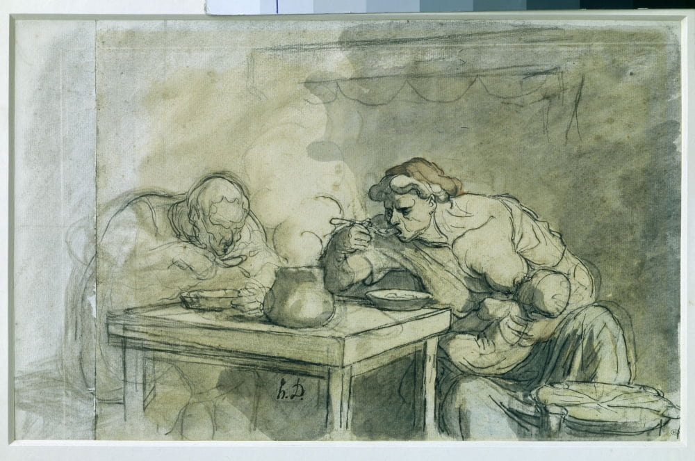 Honore Daumier (1808-1879) French School Canvas Art - (36 x 24)