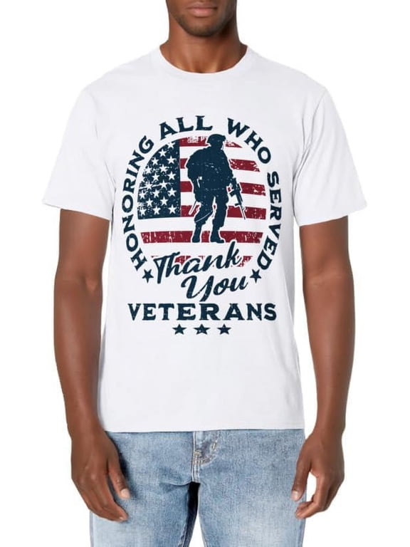 Honoring All Who Served Thank You Veterans Day Memorial Day T-Shirt