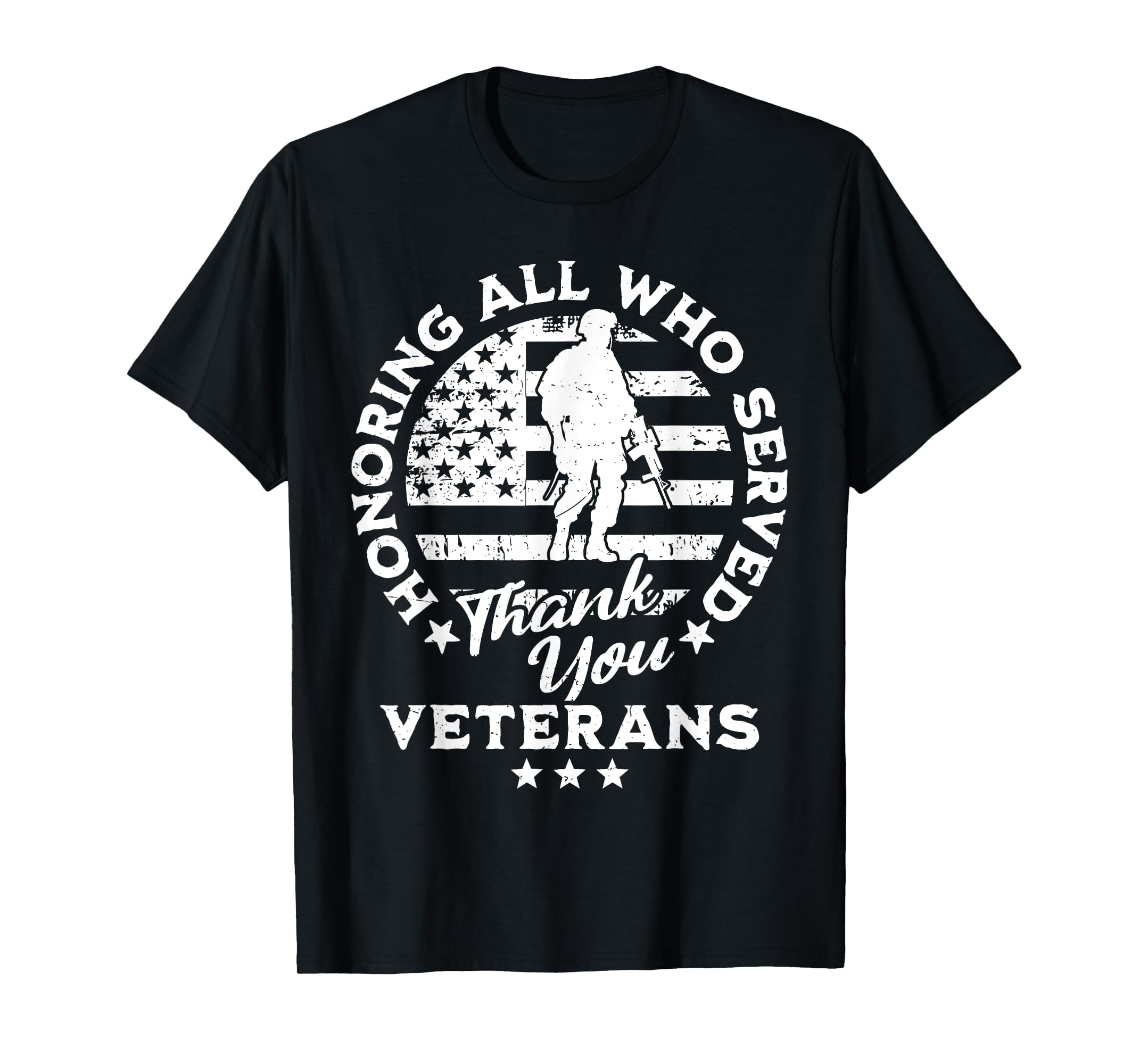 Honoring All Who Served Thank You Veterans Memorial Day 2024 TShirtXL