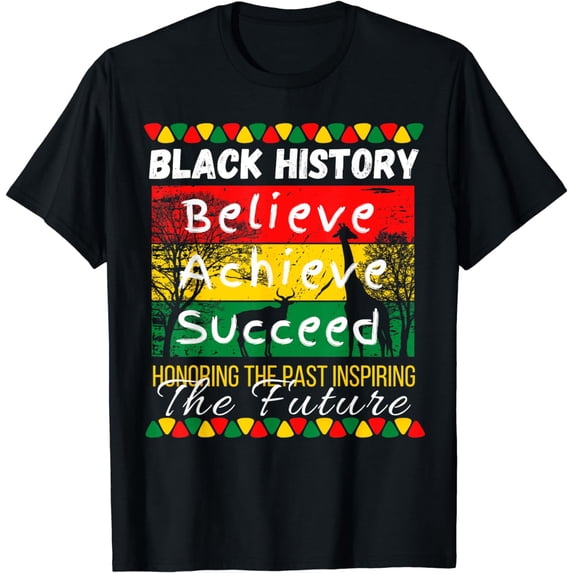 Honoring The Past Inspiring The Future Black History Month T-Shirt