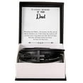 thumbnail image 1 of Honoring Your Father Men's Cross Bracelet - Vegan Leather with Stainless Steel, 1 of 14