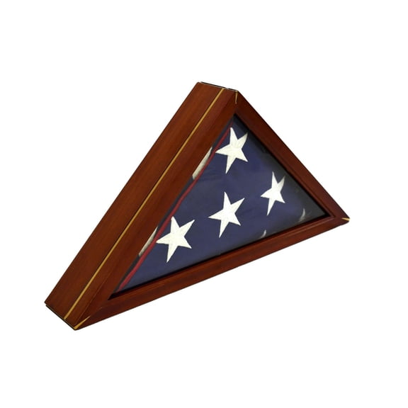 Honors Flag Display Case Glass Cabinet for 5x9.5' Flag