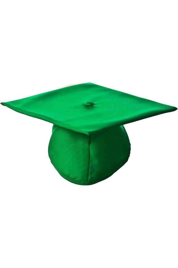 Academic Cap (Emerald Green, Matte Finish) - Unisex - One Size