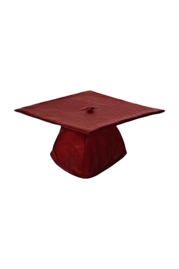 Academic Cap (Maroon, Shiny Finish)