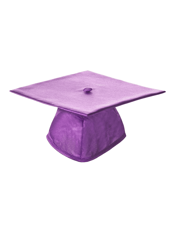 Academic Cap (Purple, Shiny Finish)