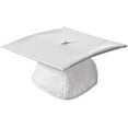 thumbnail image 1 of Honors Graduation Academic Cap (White, Matte Finish) - Unisex - One Size, 1 of 2