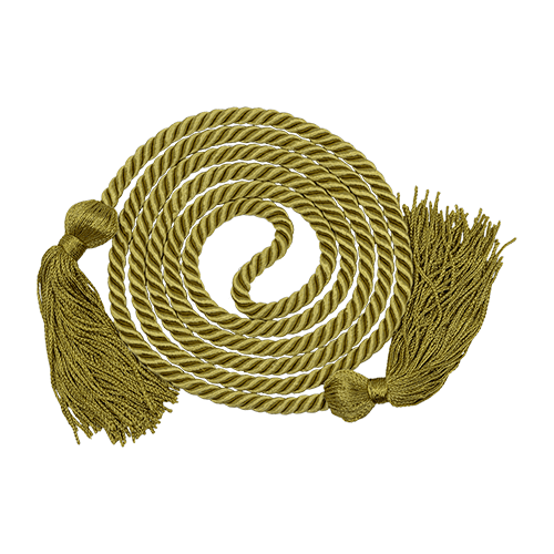 Honors Graduation Academic Honor Cord |Antique Gold