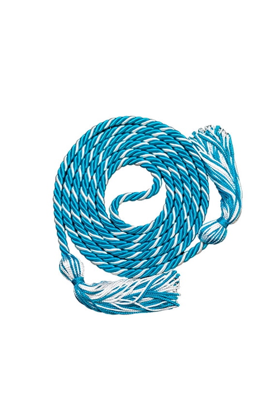 Academic Honor Cord |(Cyan/White)