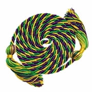 Honors Graduation Academic Honor Cord Gold/Kelly Green/Purple