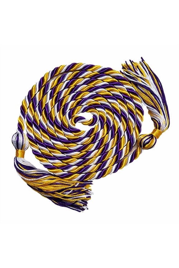 Academic Honor Cord (Gold/White/Purple)