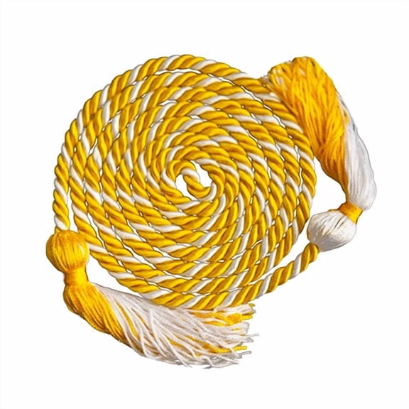 Honors Graduation Academic Honor Cord |(Gold/White)