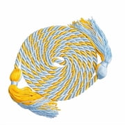 Honors Graduation Academic Honor Cord |Light Blue/Gold Blocked