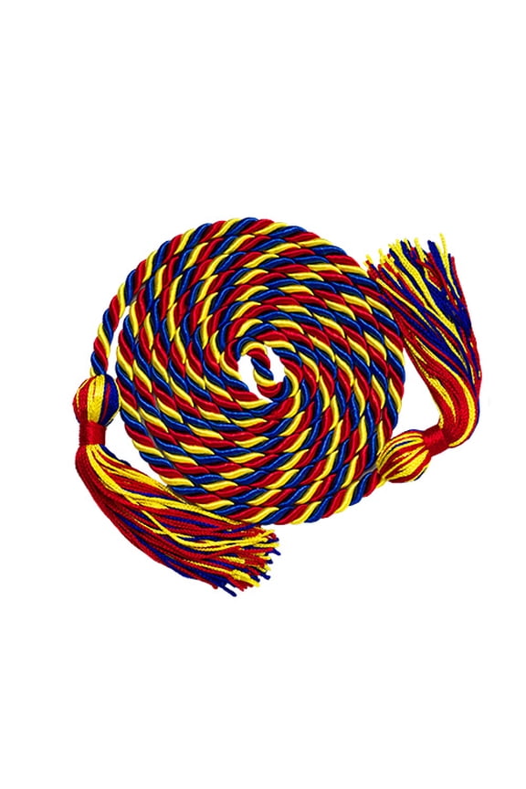 Academic Honor Cord (Red/Yellow/Royal Blue)