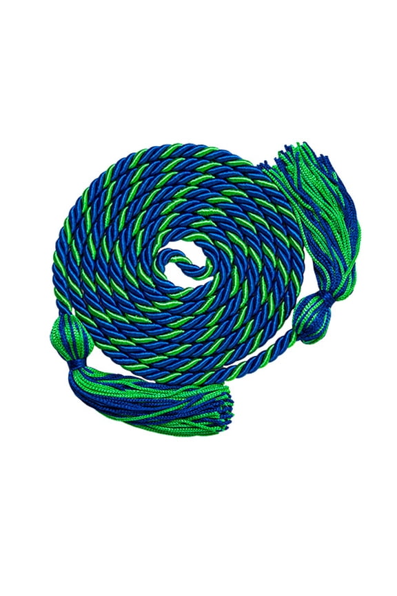 Academic Honor Cord |(Royal Blue/Kelly Green)