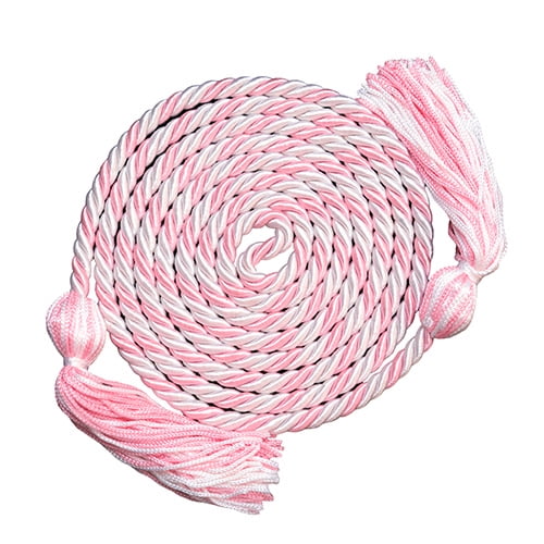 Honors Graduation Academic Honor Cord |(White/Pink)