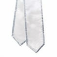 thumbnail image 1 of Honors Graduation Academic 72" Classic End Honor Stoles/Sahes (White w/Silver Trim), 1 of 2