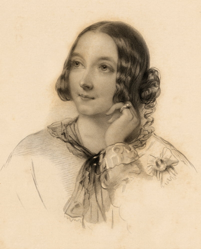 The Honourable Matilda Paget 1837-1855 Maid Of Honour To Queen Victoria Drawn By J Hayter Engraved By B Eyles Canvas Art - Ken Welsh Design Pics (26 x 34)