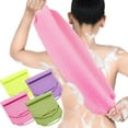 thumbnail image 1 of Honrane 4Pcs Stretchable Exfoliating Back Scrubber with Handles for Men and Women - Shower, Body Cleaning, Skin Massage, and Exfoliation - Bath Towel Washcloth Home Supplies, 1 of 7