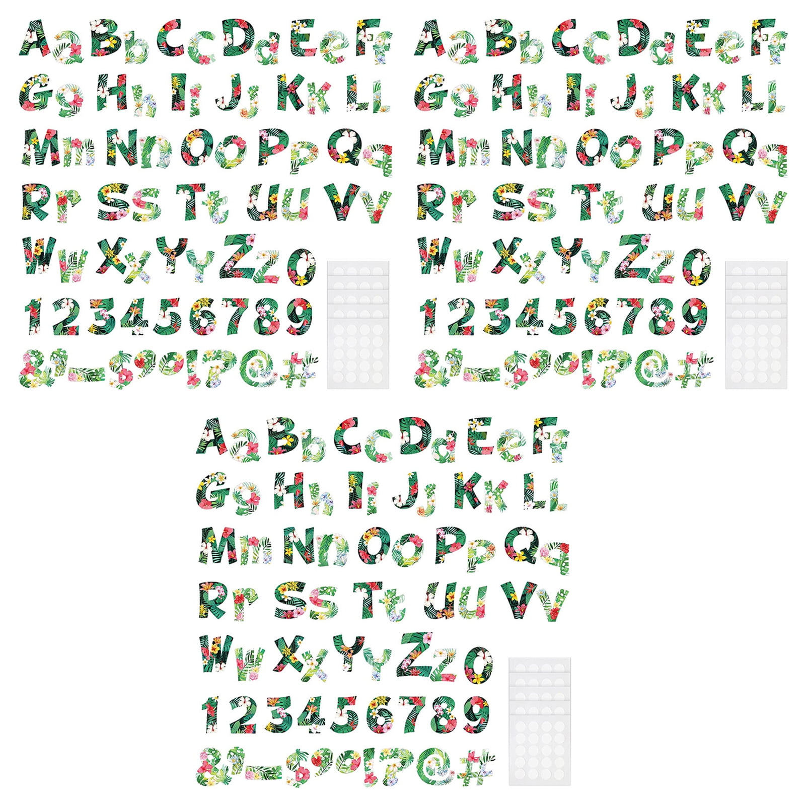 Honrane Alphabet Cutouts Bulletin Board Decorative Paper Bulletin Board