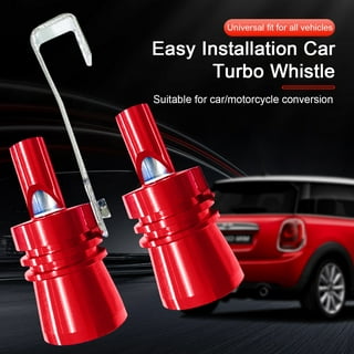 Car Turbo Whistle, Car Exhaust Pipe Turbo Sounder, Aluminum Car Turbo Pipe  Muffler,sound Simulator Whistle For All Vehicles Models (3pcs)