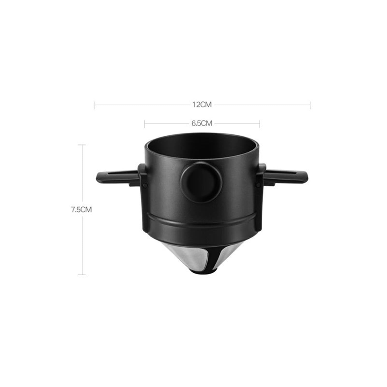 Honrane Anticlog Coffee Filter Cup Reusable Stainless Steel Coffee