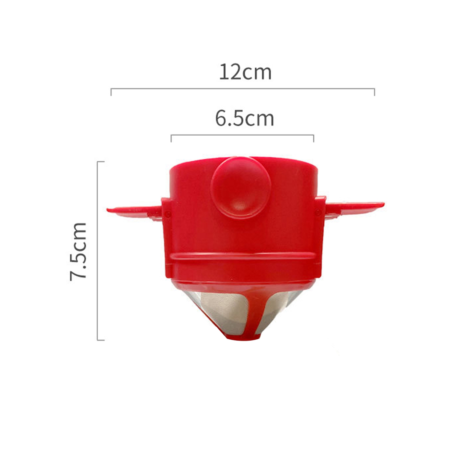 Honrane Anticlog Coffee Filter Cup Reusable Stainless Steel Coffee