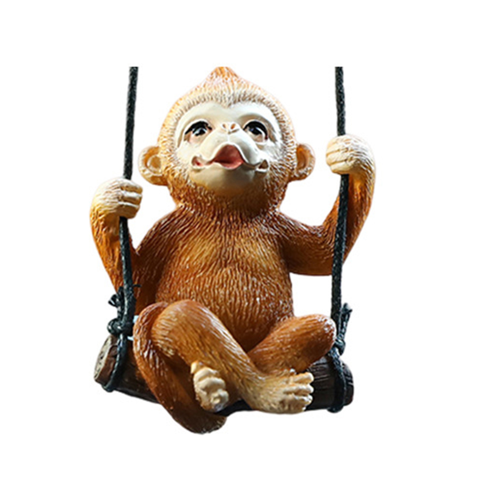 Honrane Car Mirror Decoration Creative Car Pendant Cute Animal Rearview Mirror Hanging Ornament