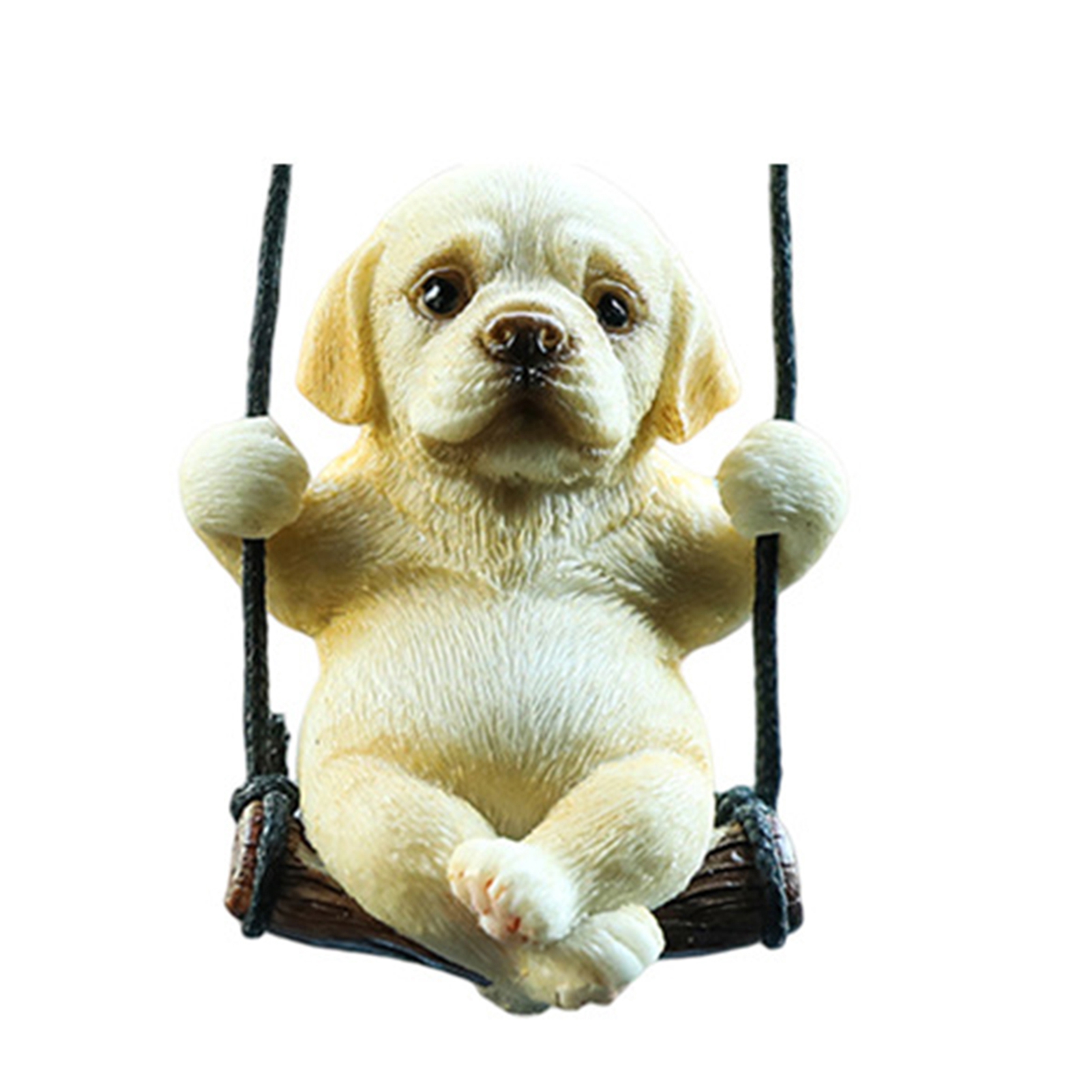 Honrane Car Mirror Decoration Creative Car Pendant Cute Animal Rearview Mirror Hanging Ornament