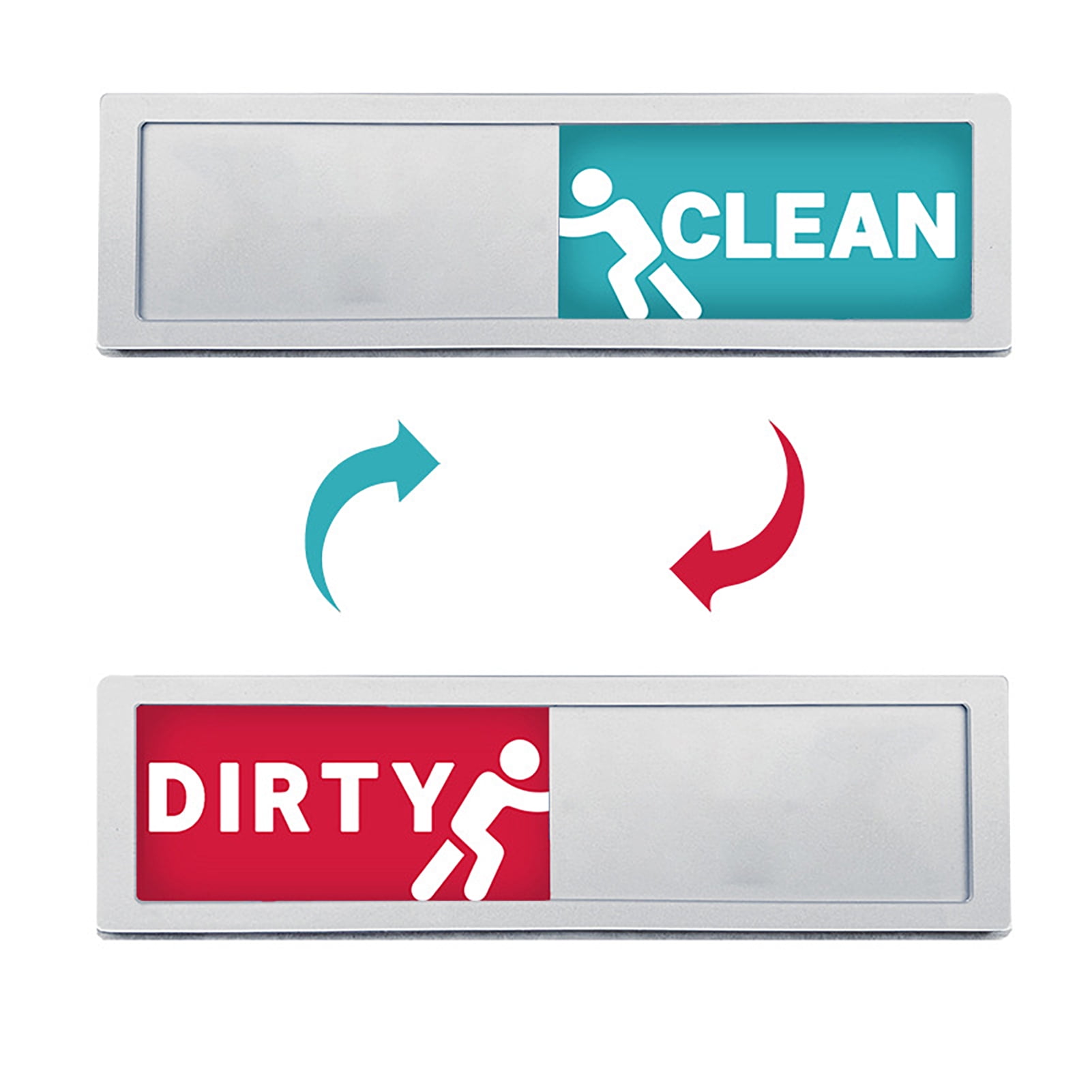 Honrane Easytoread Dishwasher Clean Dirty Sign, Convenient Washing Machine Dirty Sign