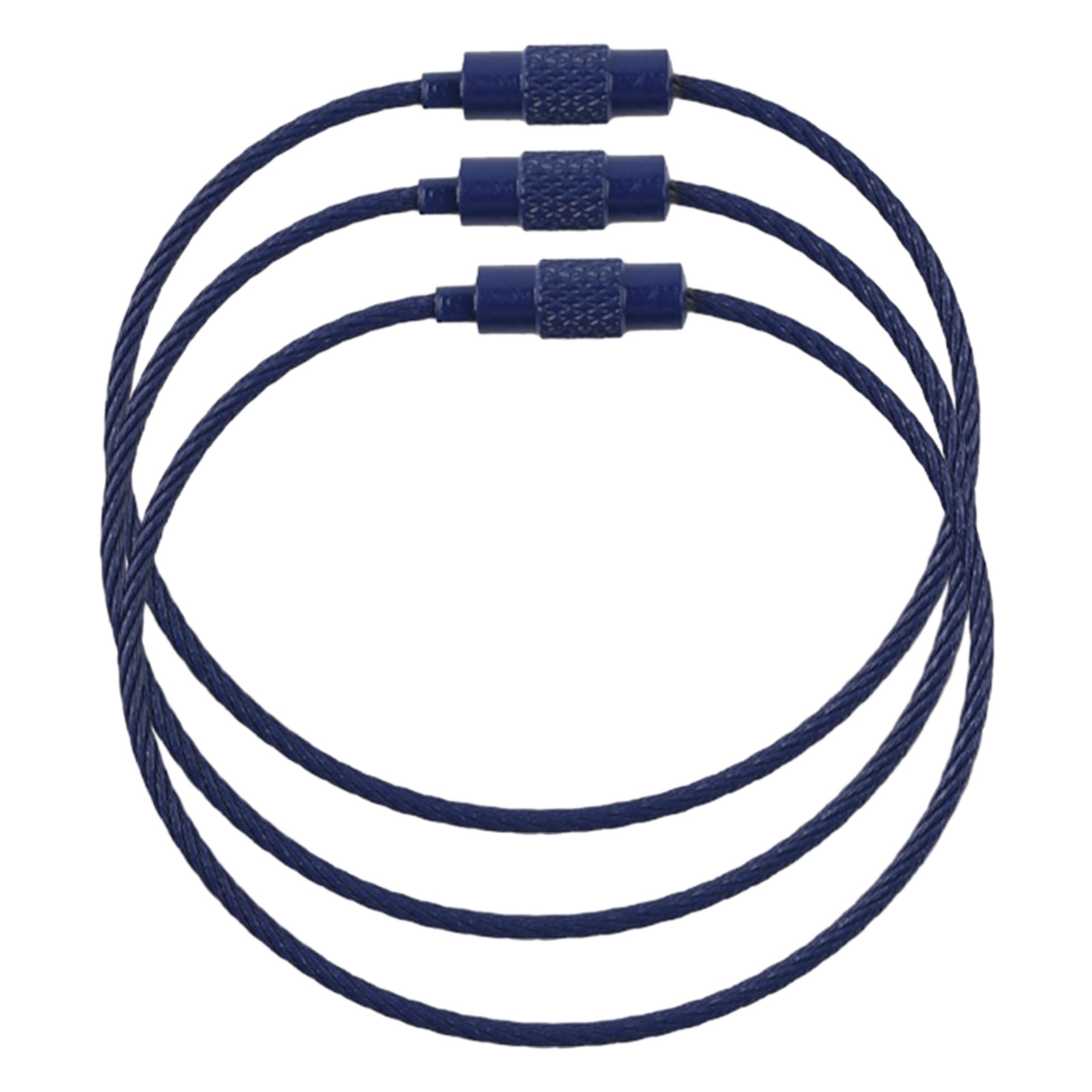 Honrane Key Ring with Connector Key Chains 3 Pcs Color Spray Painting