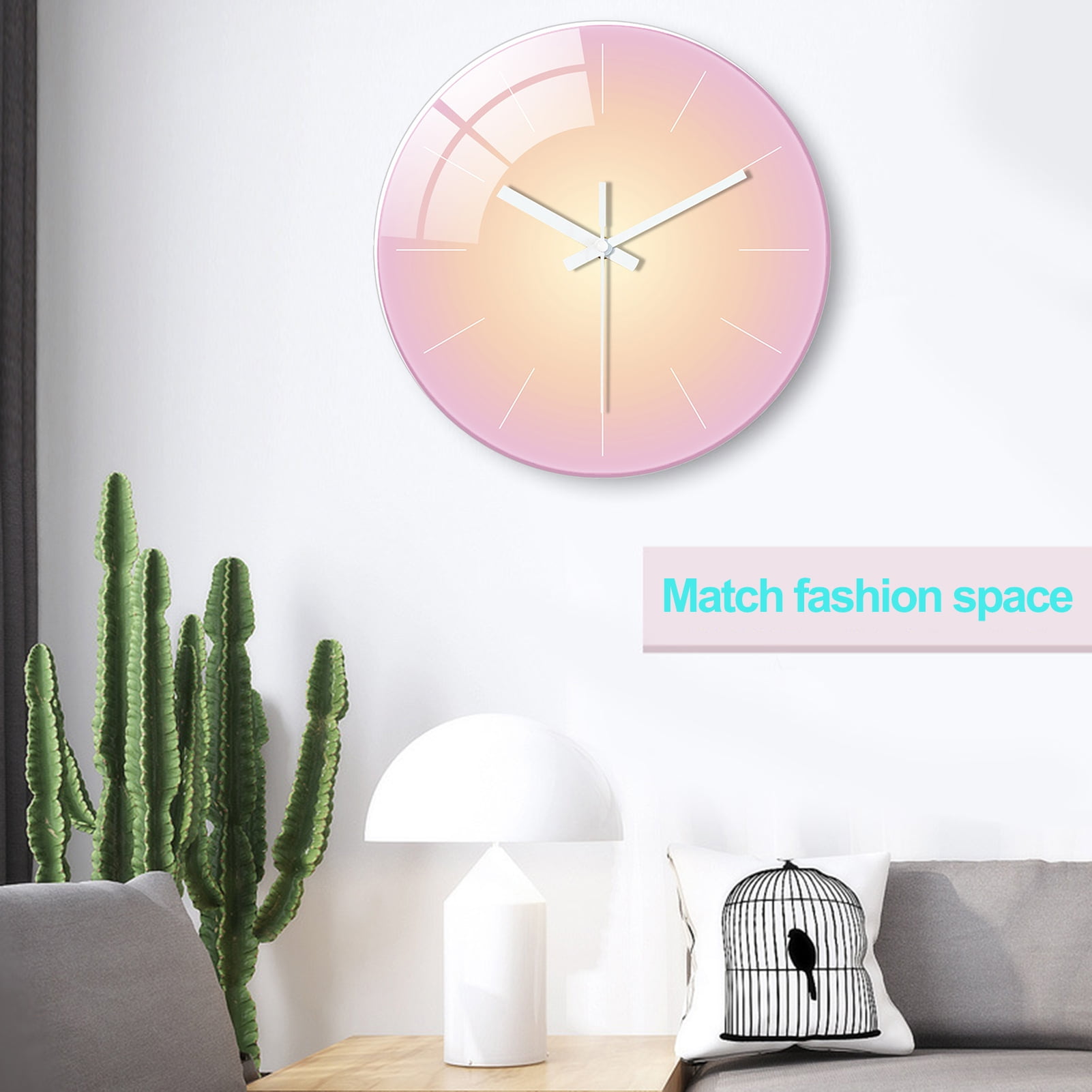 Honrane Radio Controlled Wall Clock Quiet Quartz Clock Wall Clock