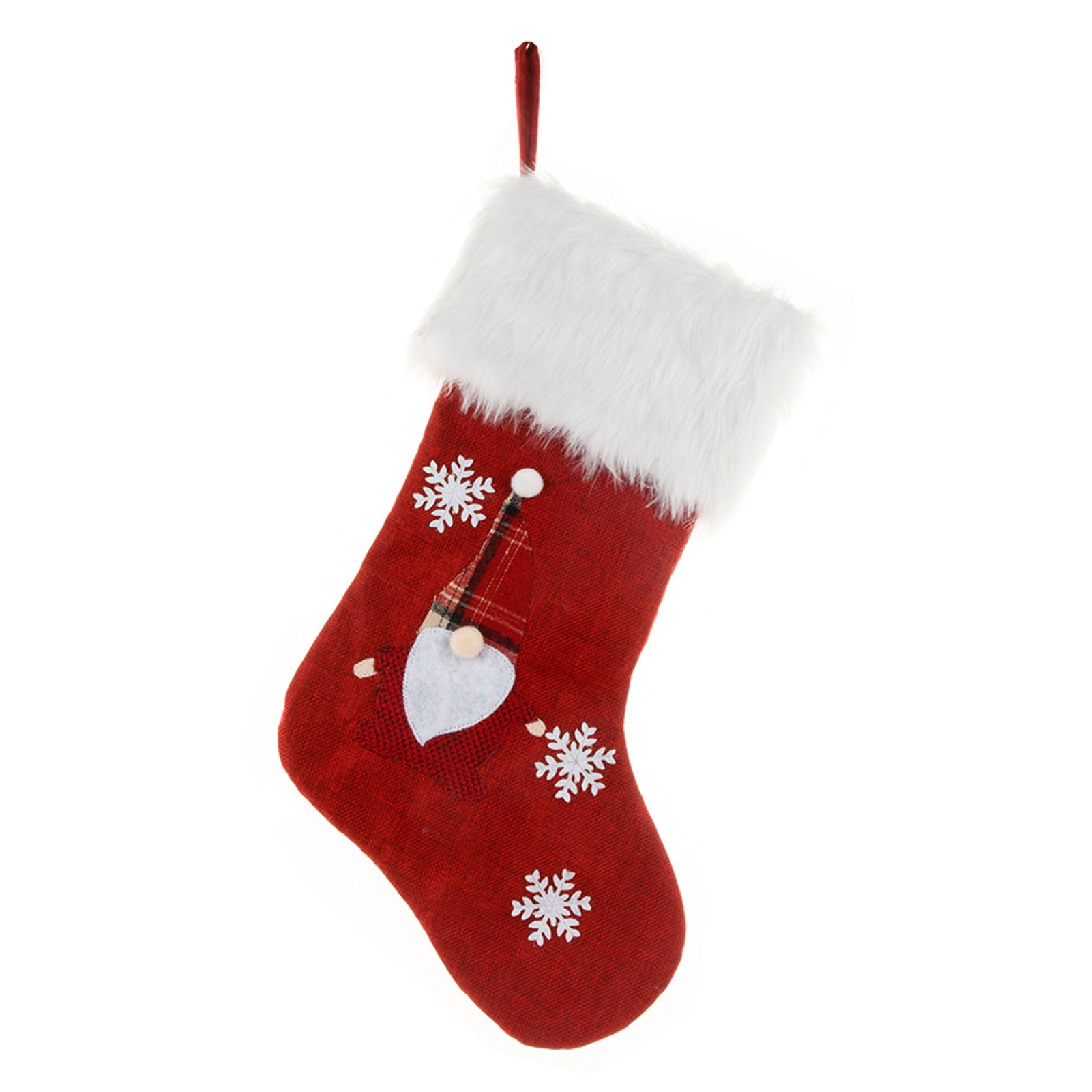 Honrane Size Christmas Stocking Handmade Knitted Christmas Stocking ...