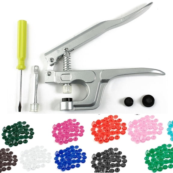 Honrane Snap Pliers Button Fastener Handle Hand Press Studs Clamp Craft Sewing DIY Tool
