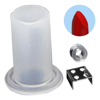 1/3pc/set Silicone Lipstick Mold Silicone Lipstick Mold Aluminum Ring Mould  Holder DIY Silicone Lip Balm Mold Craftsl Stand Tube