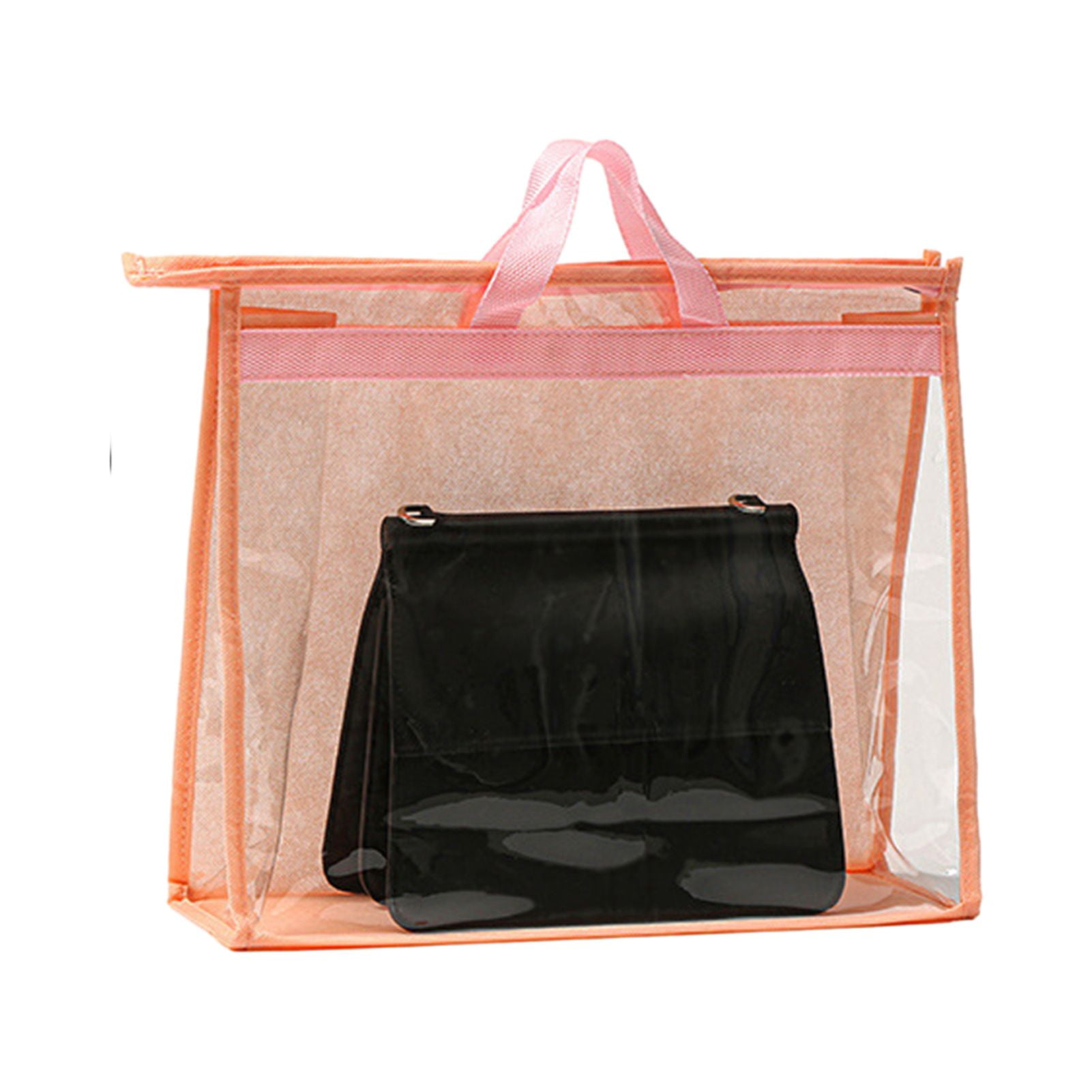 Honrane Storage Organizer Bag Transparent Organizer Bag Handbag Storage