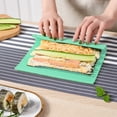 thumbnail image 1 of Honrane Sushi Rolling Tool Sushi Roller Mat Sushi Roller Curtain Professional Grade Silicone for Even Sushi Rolls Diy Food Rolling Rice Rolling Maker Cake, 1 of 7