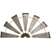 Honrane Vintage Iron Wall Decor Windmill Art Deco Windmill Rustic Farmhouse Wall Decoration Unique Metal Art for Home Bedroom Room Country Themed Room Decor