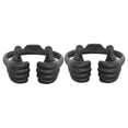 thumbnail image 1 of Honsky XL Thumbs-up Stand Holder,Tablet Stand Cradle for Desk Desktop Funny Ideas Gadgets Gifts – Universal Adjustable Flexible,2 Pack - Black, 1 of 8