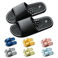 thumbnail image 1 of HonstMatter Men's Slippers, Massage Sandal Slippers with Non Slip Soft Sole, Indoor House Slippers for Bathroom and Home, Gray, 1 of 5