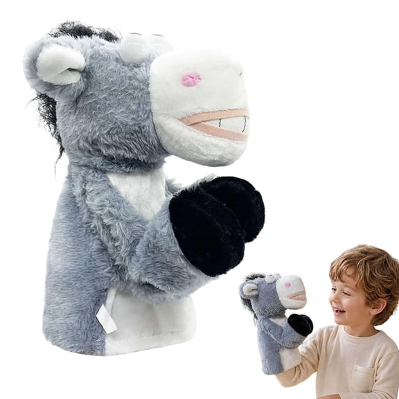 HonstMatter Punching Puppet, Interactive Boxing Dog Toy With Sound Effects, Plush Hand Puppet For Pet Play And Training Fun